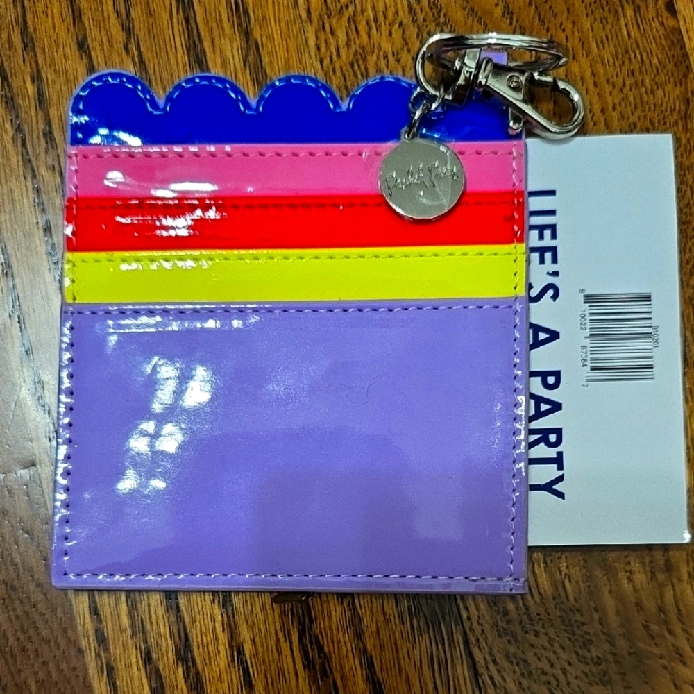 NWT Packed Party 5 Pocket keychain wallet